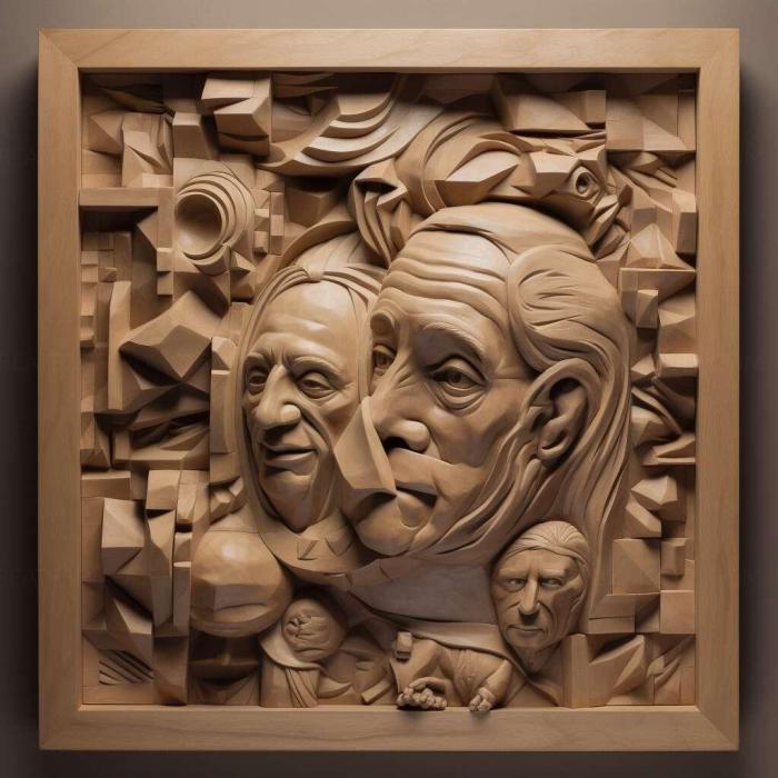 نموذج ثلاثي الأبعاد لآلة CNC 3D Art 